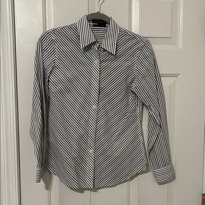 Foxcroft Striped Button Down Shirt
